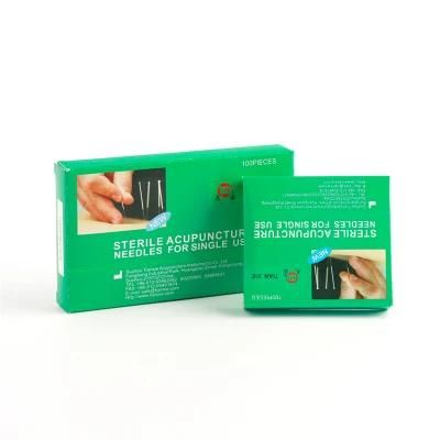 Reliable Chinese Manufacturer Disposable Sterile Copper Wire Handle Acupuncture Needles with Aluminum Foil Packing