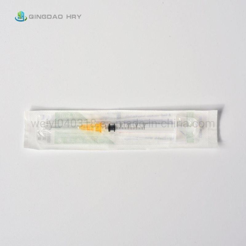 Wholesale Medical Disposable Syringe with/Without 0.3ml -10ml Auto-Disable Self-Destructive Syringe