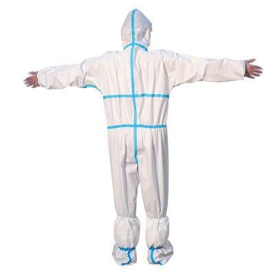 Manufacturer Customized Medical Surgical Waterproof Isolation PPE Kit Disposable Coverall