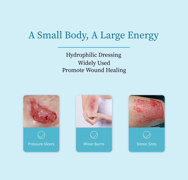 Material Disposable Hydrocolloid Dressing China Supplier Waterproof Wound