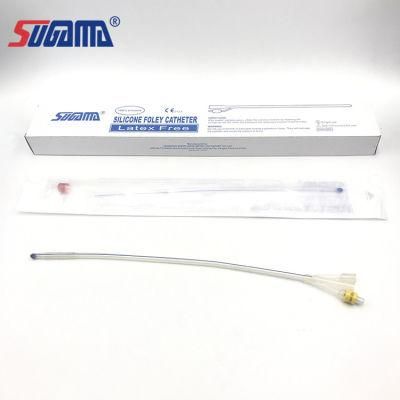 All Silicone Foley Catheter 2way and 3way