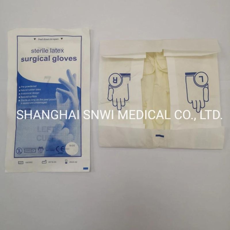 High Quality Safety Protective Medical Rubber Latex Disposable Hand Gloves