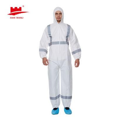 Hot Sale Cash Commodity Fast Delivery Disposable Non Woven Safety Clothing Isolation Suit Disposable Coverall