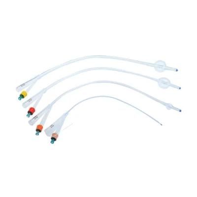 Medical Silicone Urethral Catheters Foley Catheter 2 Way/3 Way