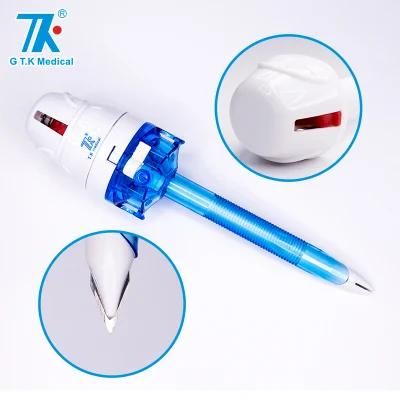 FDA 510K Approval 12mm Dual Cannula Laparoscopic Bladed Trocar Kits/Sets
