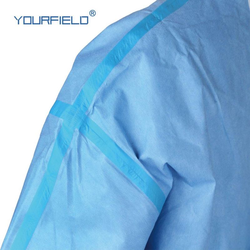 AAMI Level 3 Non-Woven Surgical Gown with Test Report