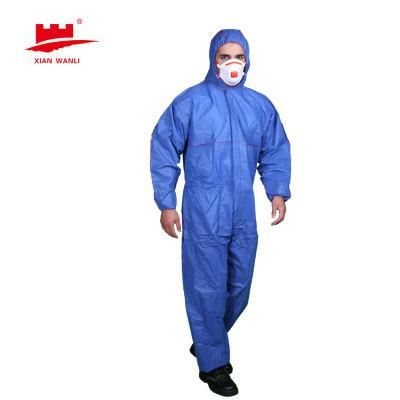 100% Polypropylene Overalls Medical Nonwoven Protective Clothing Disposable Coverall for Hospital