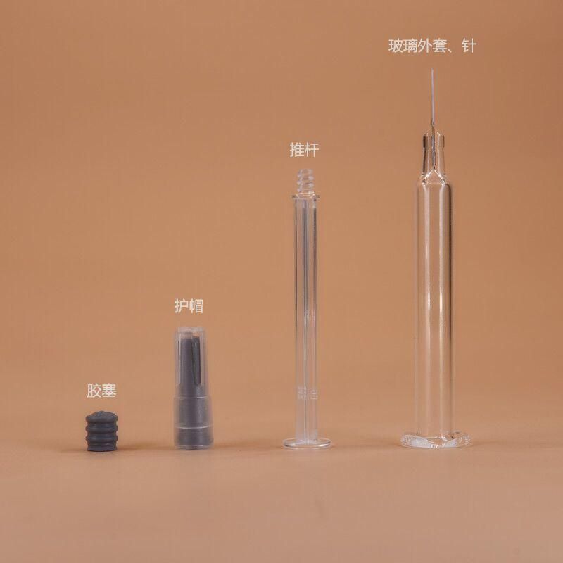 1ml Standard Type Luer Lock Glass Syringe