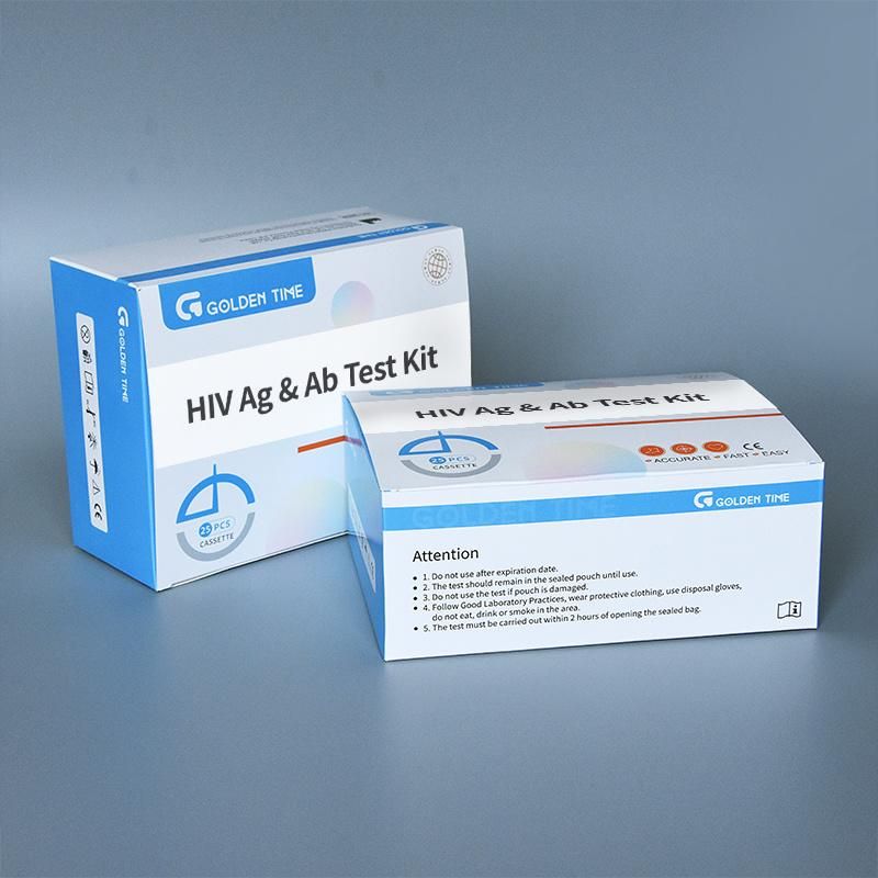 Medical Disposable Products Colloidal Gold Rapid Test HIV Whole Blood