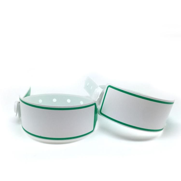 Waterproof Disposable One Time Use Hospital ID Wristband