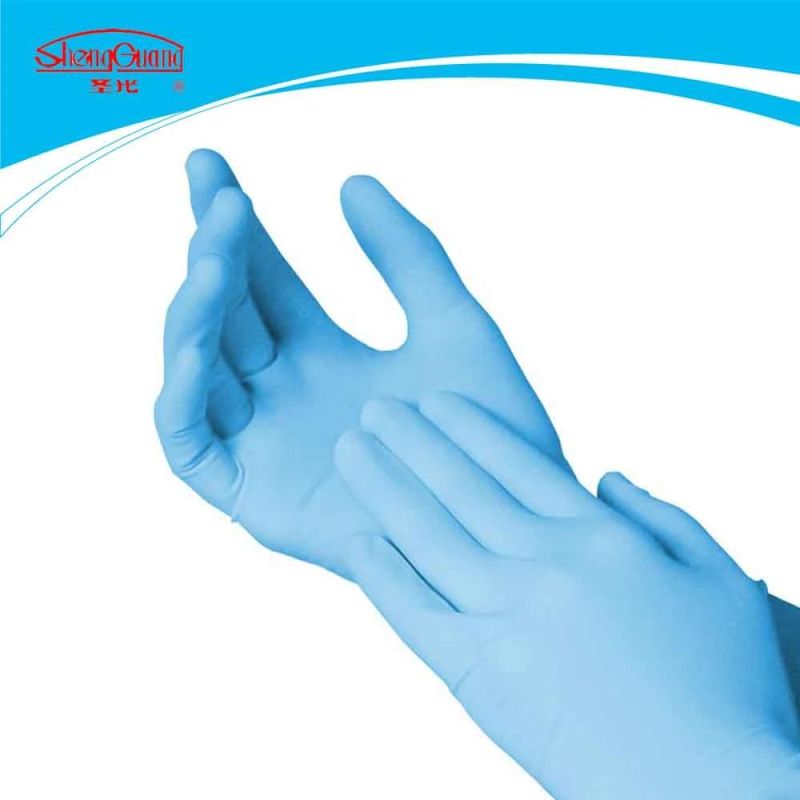 Good Quality Powdered and Powder Free Nitrile Disposable Glove