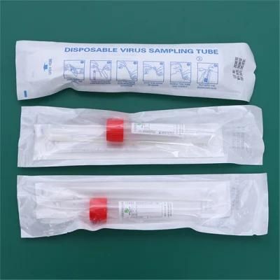 Virus Transport Medium Flocked Swab Kit Disposable Virus Sampling Tube Vtm Kit