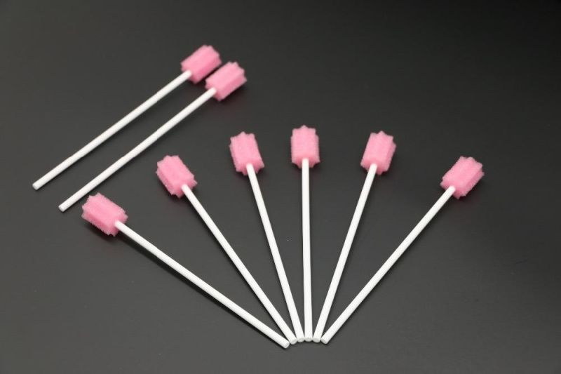 Ce Approvedd Medical Dental Disposable Oral Care Swab with Foam Tip, Toothbrush