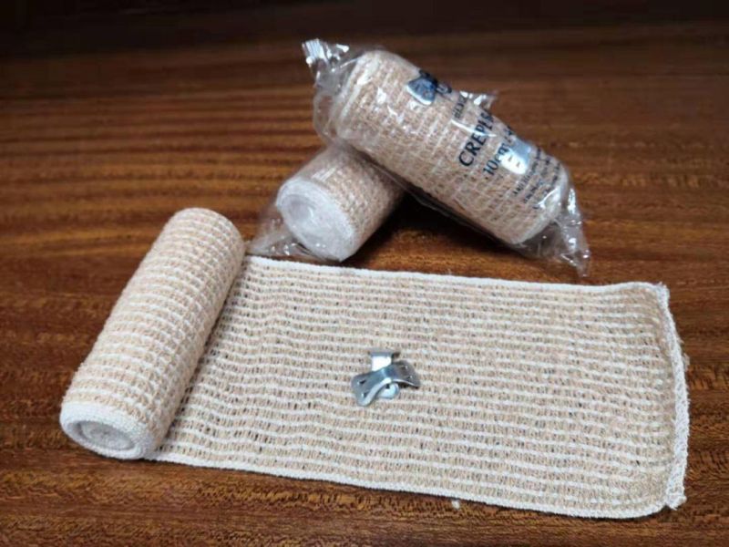 High Quality Skin Color Cotton Crepe Bandage with Different Size