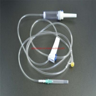 Medicine Disposable IV Infusion Set with Flow Control Regulator