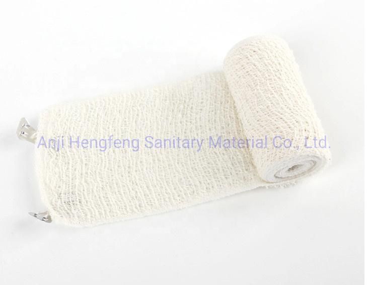 5cm * 4.5m High Quality Medical Consumables First Aid Sport Surgical Cotton Elastic Crepe Bandage