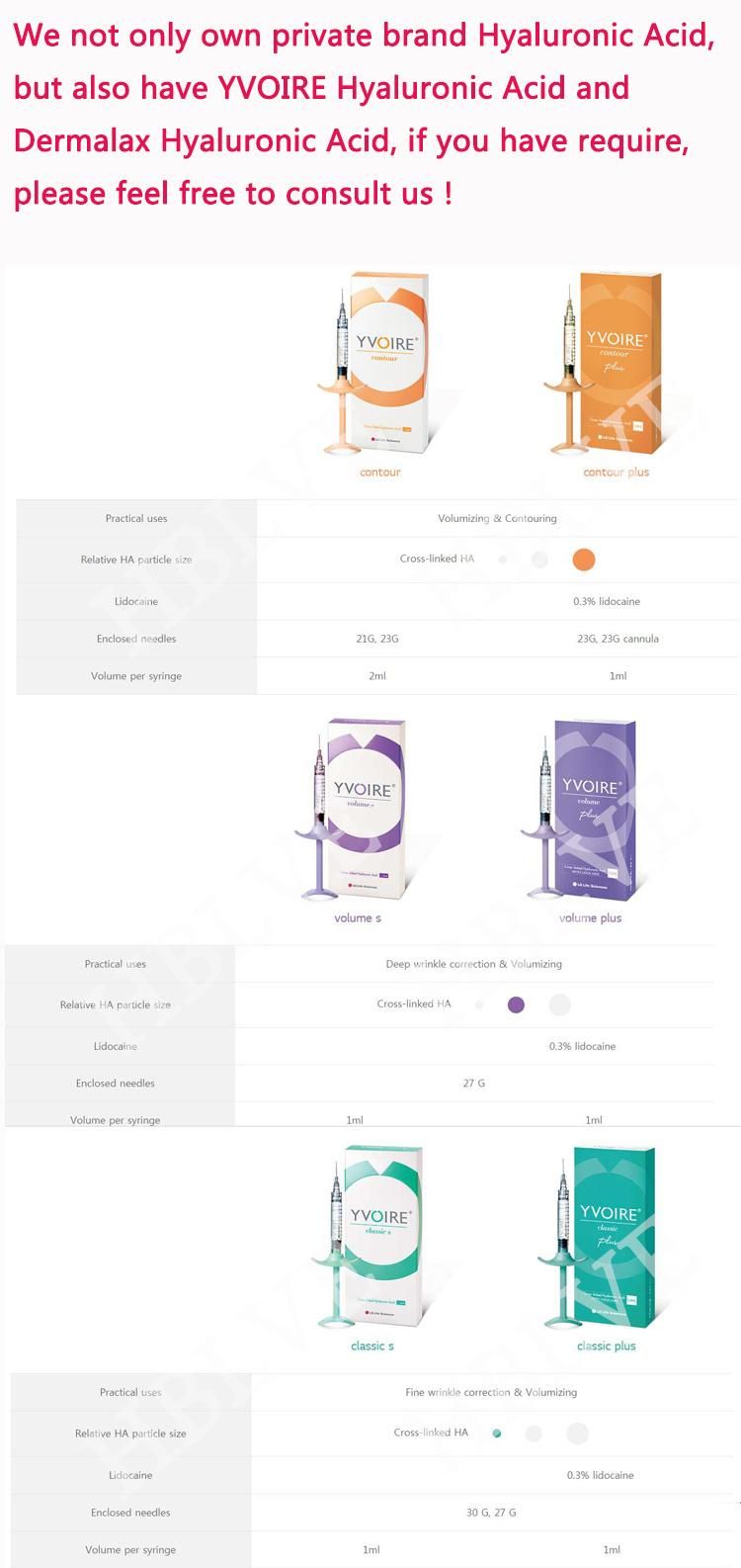 Beauty Personal Care Cross Linked Hyaluronic Acid Injection Dermal Filler Butt/ Buttock Injection