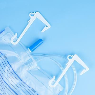 Disposable 2000ml PVC Adult Urine Collection Bag with Push Valve