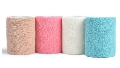 Chinese Professional Manufacturer Soft Non-Woven Flexible Cohesive Elastic Ankle Gauze Bandage