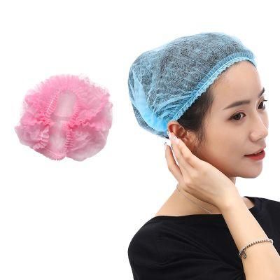 Disposable Nonwoven Bouffant Hairnet Sanitary Head Cover