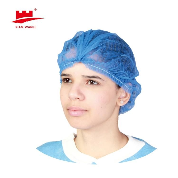 Disposable Plastic Strip/Clip/Bouffant/Mop/Nonwoven/PP Cap Shower/Bathing/Hotel Cap Round Cap