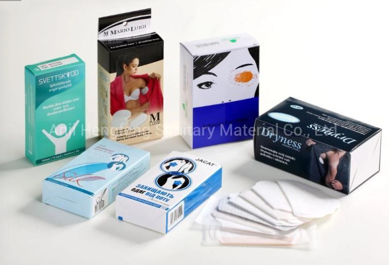 Hot Sale High Quality Excessive Perspiration Very Soft Disposable Underarm Pad