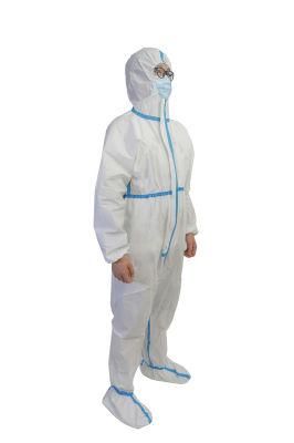 Medical Sterile and Non-Sterile Type Disposable Protective Clothing En14126 for Hospital
