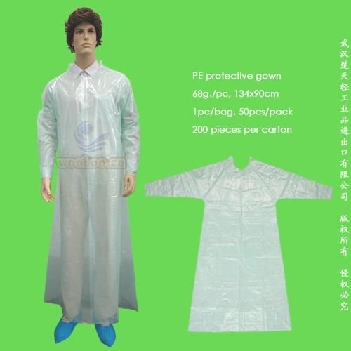 Surgical/Medical/Waterproof/Plastic/PE/Working/Safety/Clothing/SMS Nonwoven Disposable PP Protective Coverall for Hospital/Lab/Food Processing Industry Service