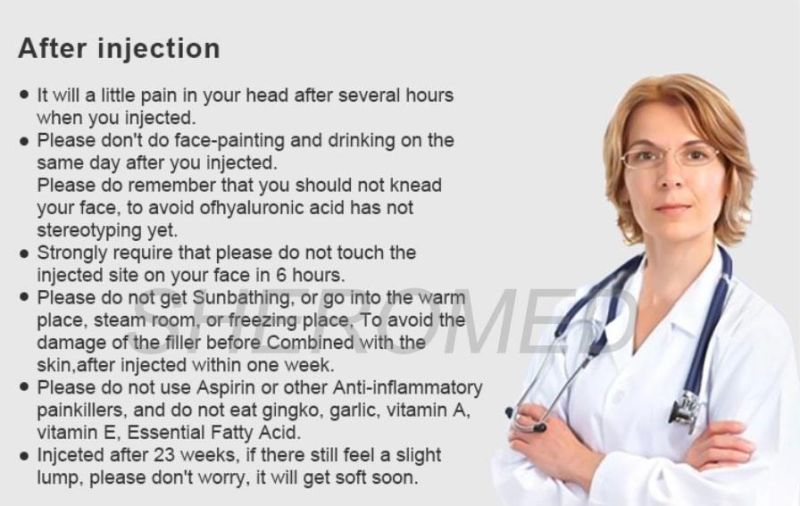 Apply Facial Folds High Quality Acid Dermal Injectable Ha Gel Filler