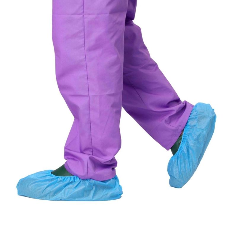 Manufacturer Eco-Friendly Plastic PE Shoe Cover for Medical Industry Cleanroom