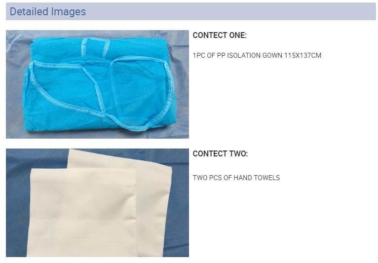 Eo Sterile Disposable Universal Epidural Kits