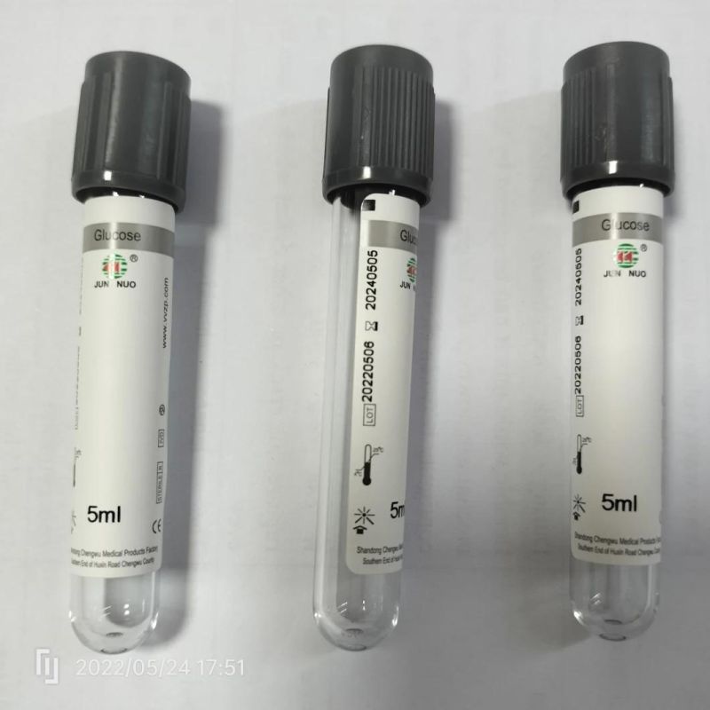 Glucose Tube Fluoride Sodium Oxalate Potassium Vacuum Blood Collection Tube