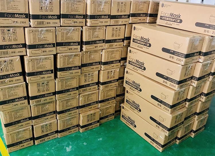 3ply Non Woven Disposable Protective Mouth Face Mask in Stock