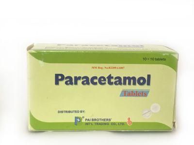 OEM GMP Tablet 500mg Paracetamol Tablets