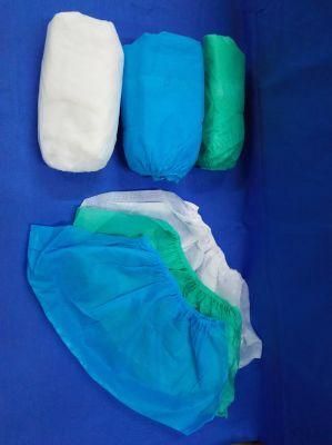 Factory Wholesale Shoe Cover Disposable Blue Non Woven Shoe Cover Waterproof Dustproof Shoe Cover