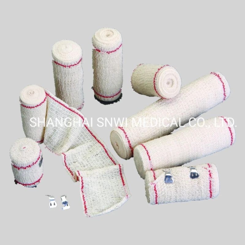 Disposable Medical Bandage Wound Dressing Surgical Bandage Cotton Crepe Elastic Bandage