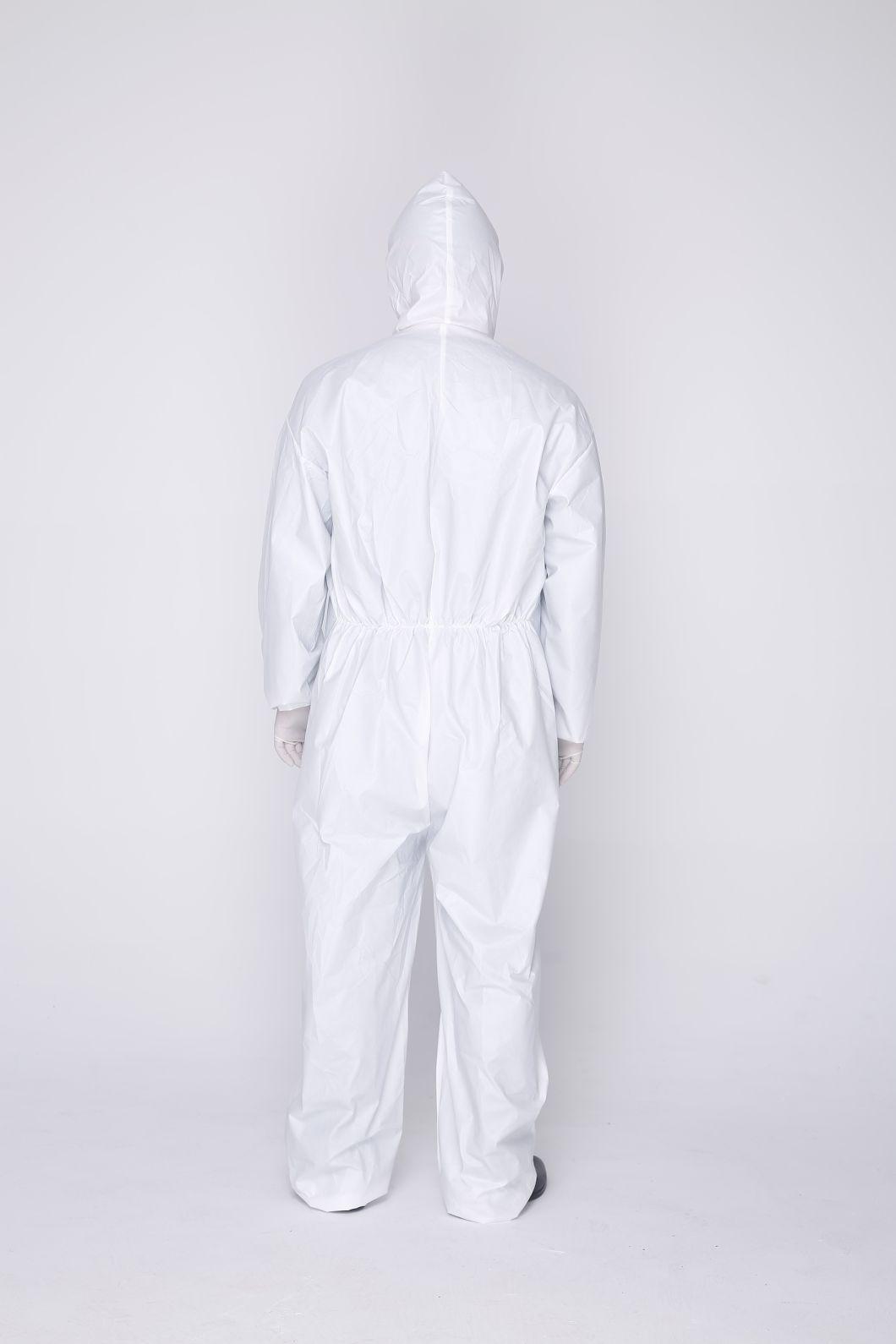 Factory Supply Disposable Non Sterile Medical Isolation Gown with Hood