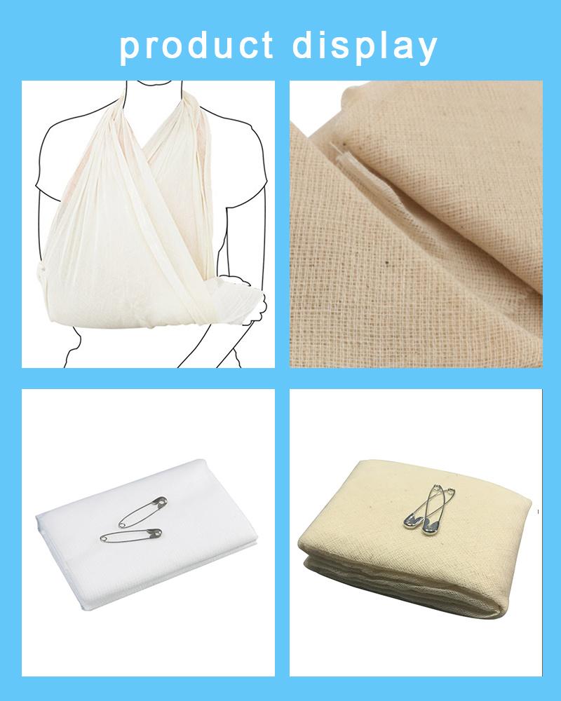 Medical Non Sterile 100% Cotton Triangular Bandage - China ISO Ce Triangular Bandage, Triangular Bandage Manufacturer
