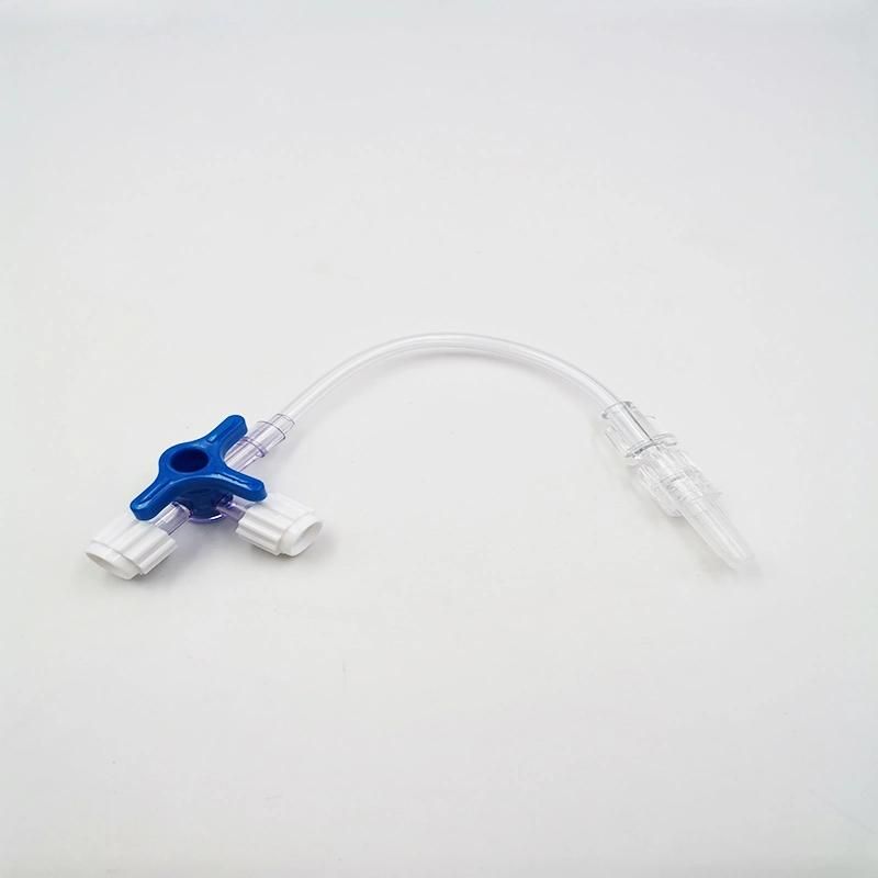 1/2/3/4 Way Extension Tube Infusion Set with Needle Free Connector