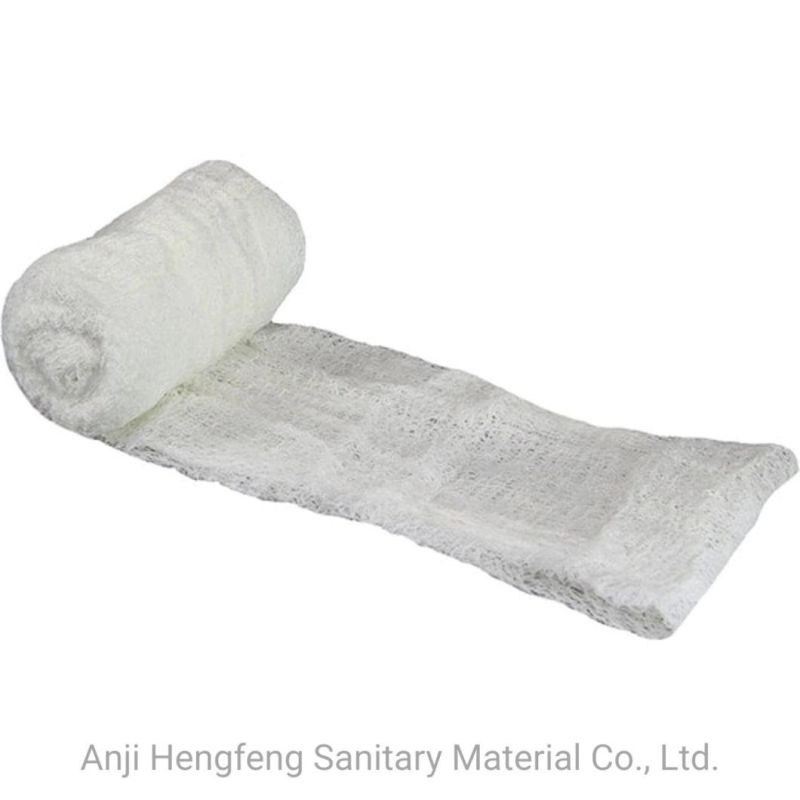 Compressed Gauze Crinkle Cotton Zigzag Folding with CE/ISO/FDA