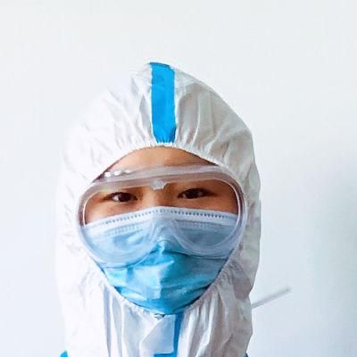 Blue White, Disposable, Customized, Medical, Safety, Hospital, Protective, Coverall
