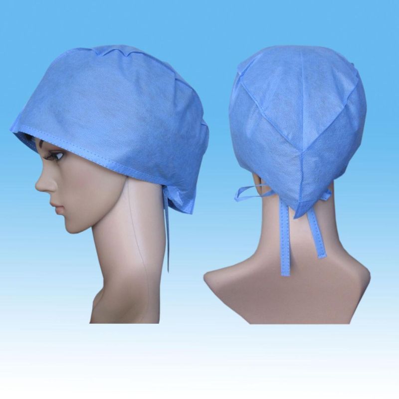 Other Medical Consumables Surgical Cap Disposable Surgeons Hat with Tie