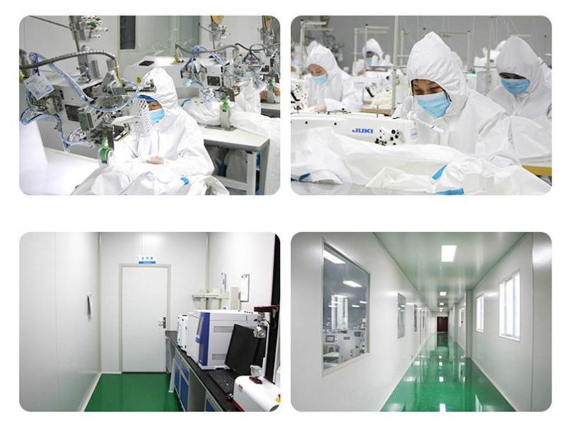 Protection Workclothes Disposable Non-Woven SMS Protective Suite Coveralls