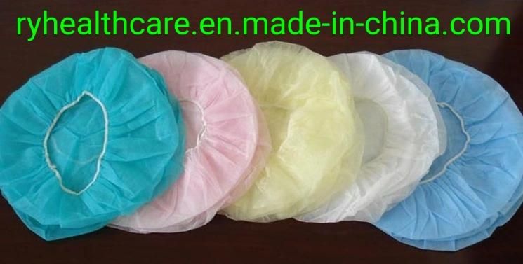 Anti Dust Hat Head Cover Mob Bouffant Cap Non Woven Disposable Hair Nets