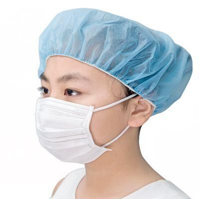Cleanrooms Food Service PP Nonwoven Mob Cap / Clip Cap / Hairnet Dental Caps Bouffant Cap Blue Green Bouffant Cap