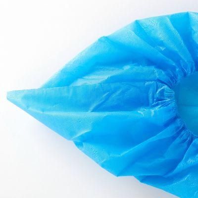 Waterproof Blue Disposable PE CPE Safety Shoe Cover