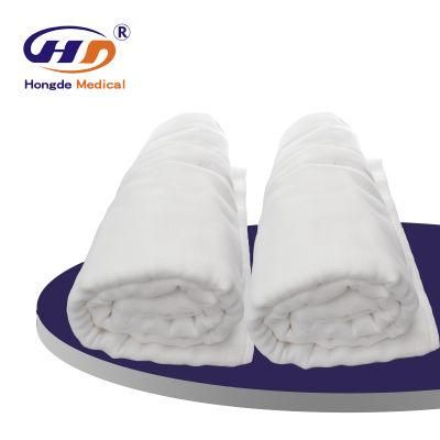 HD5 Medical Absorbent Bleached 100% Cotton Gauze Roll / Zigzag