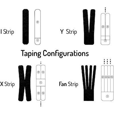Kinesiology Athletic Sports Tape Waterproof Muscle