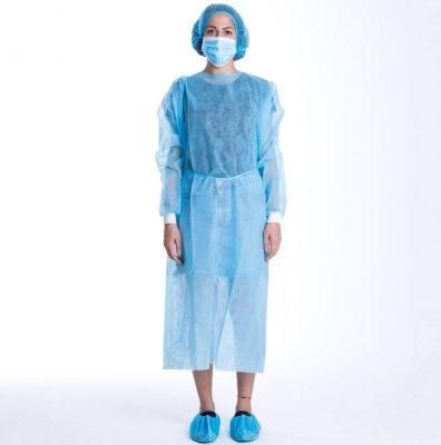 Disposable Medical Protective Sterilized Hospital Nonwoven Gowns Isolation Surgical Gown ISO Ce SMS PP PE