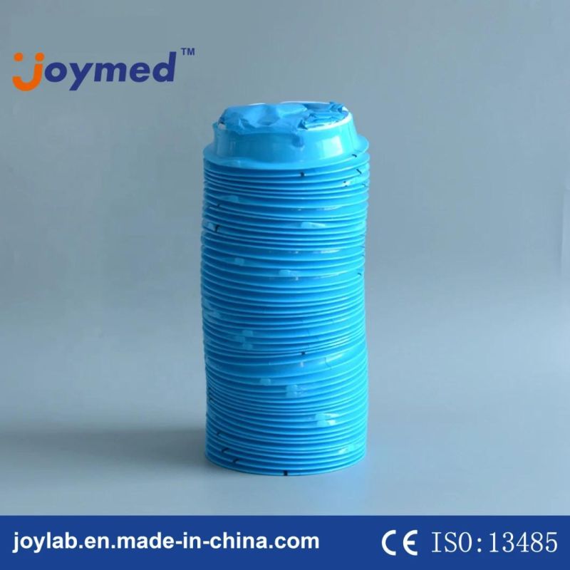 Custom Printed PE Blue Vomit Bags Disposable Emesis Bags for Hospital Airplane Travel Sickness